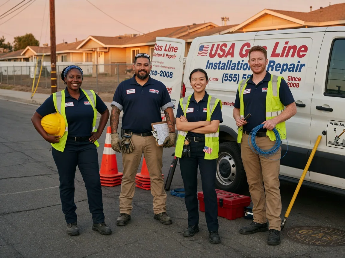 Gas Line Installation company in Leonard, TX